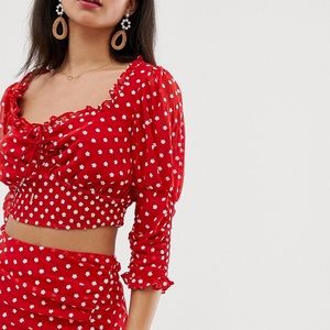 Finders Keepers Peasant Top